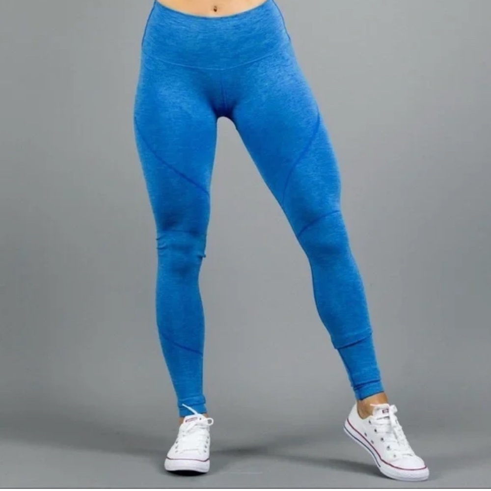 Alphalete Revival R6 Leggings Blue Size Small